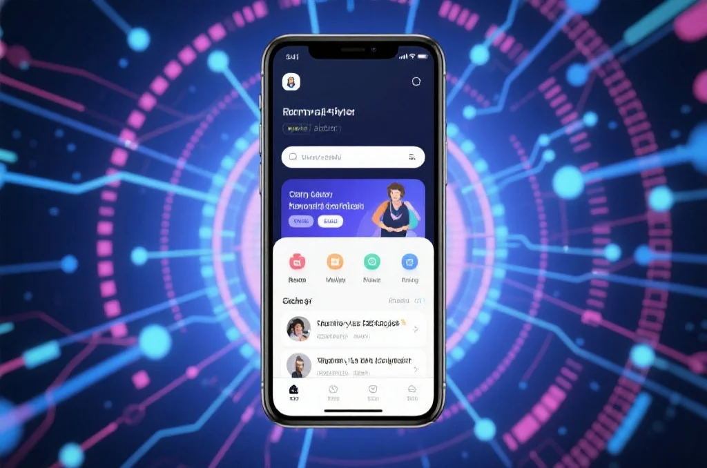 一个用户友好的移动应用界面